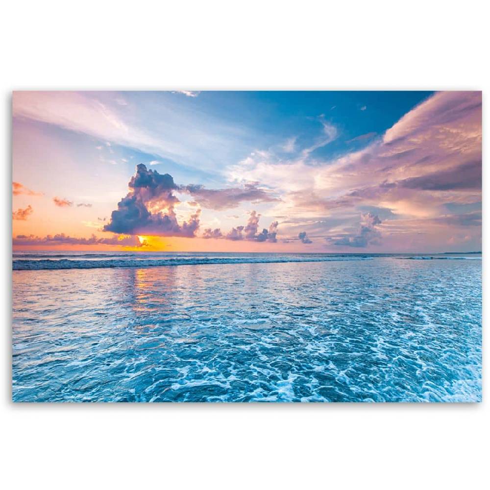 Kaeppel Leinwandbild, Sonnenuntergang am Meer Muttertagsangebot