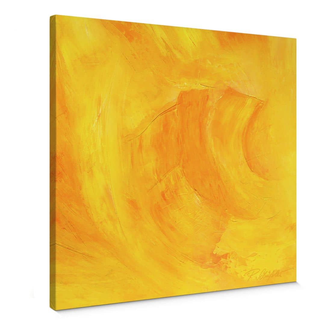 Kaeppel Leinwandbild Schüßler - Solarplexus - Quadratisch