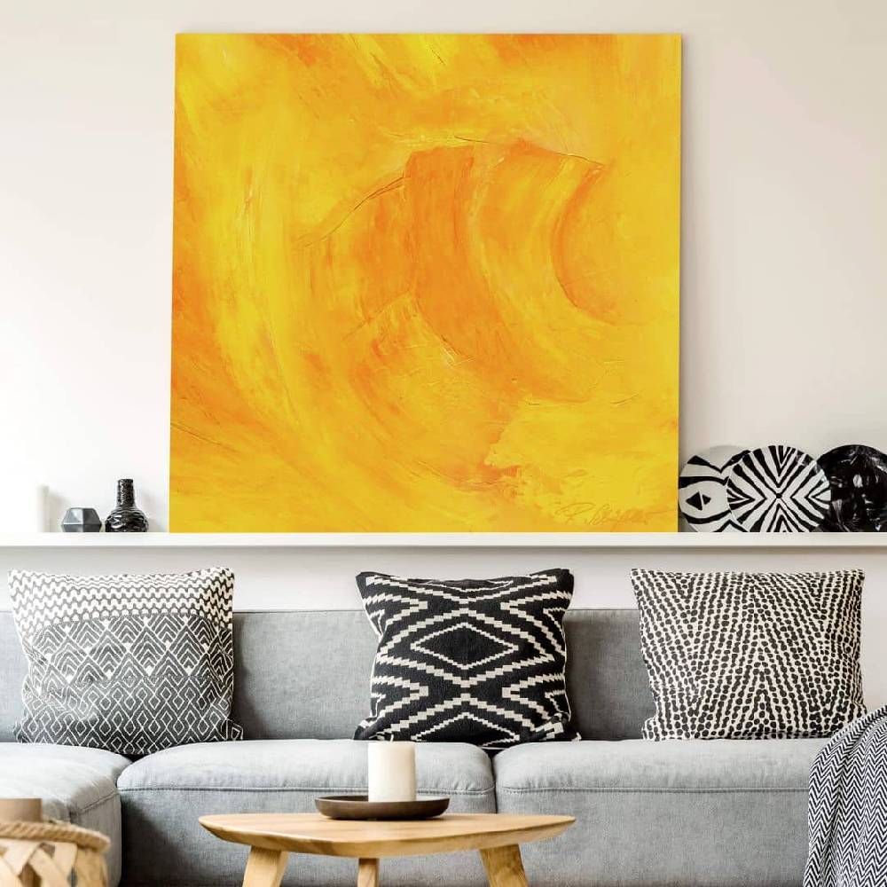 Kaeppel Leinwandbild Schüßler - Solarplexus - Quadratisch Valentinstagsangebot