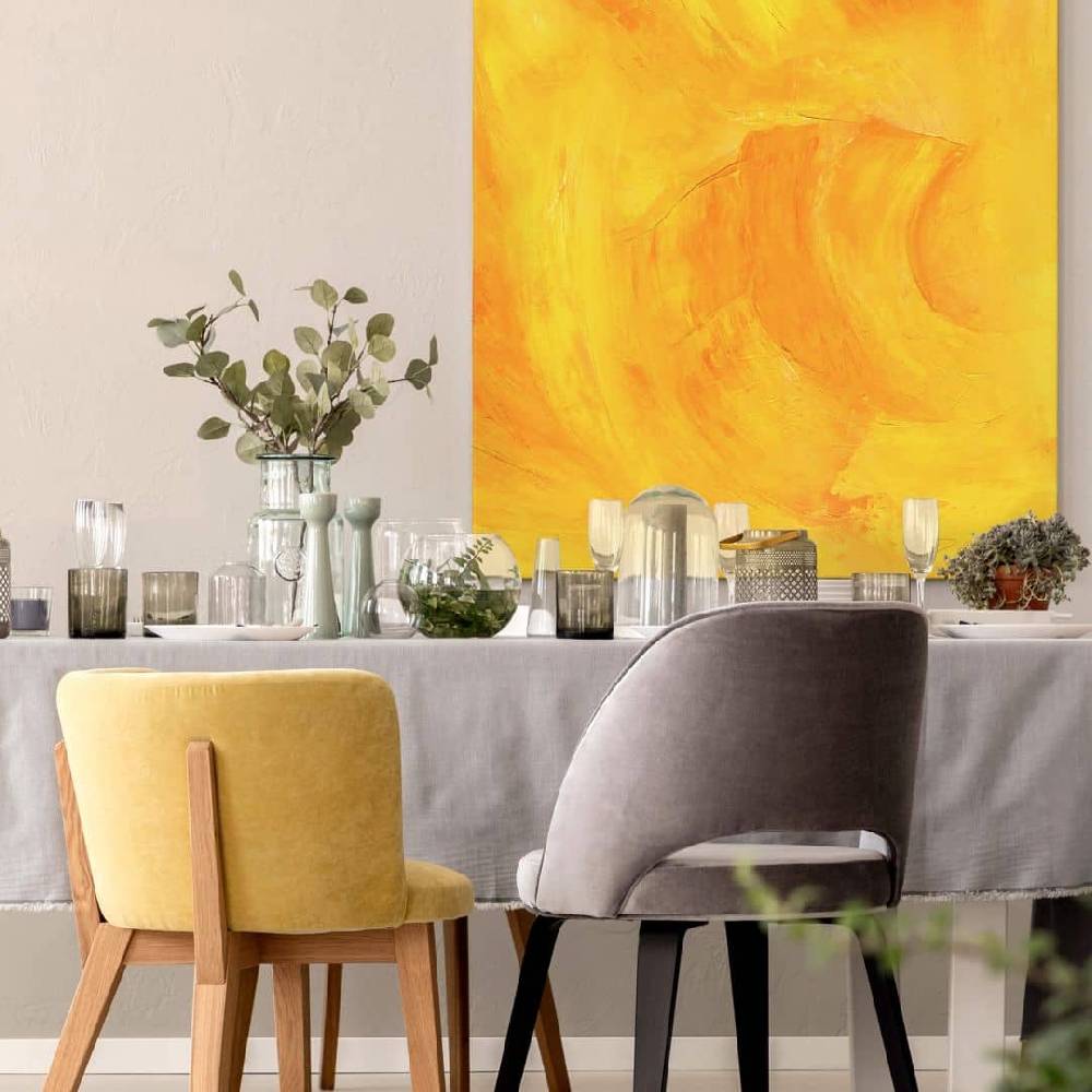 Kaeppel Leinwandbild Schüßler - Solarplexus - Quadratisch Valentinstagsangebot