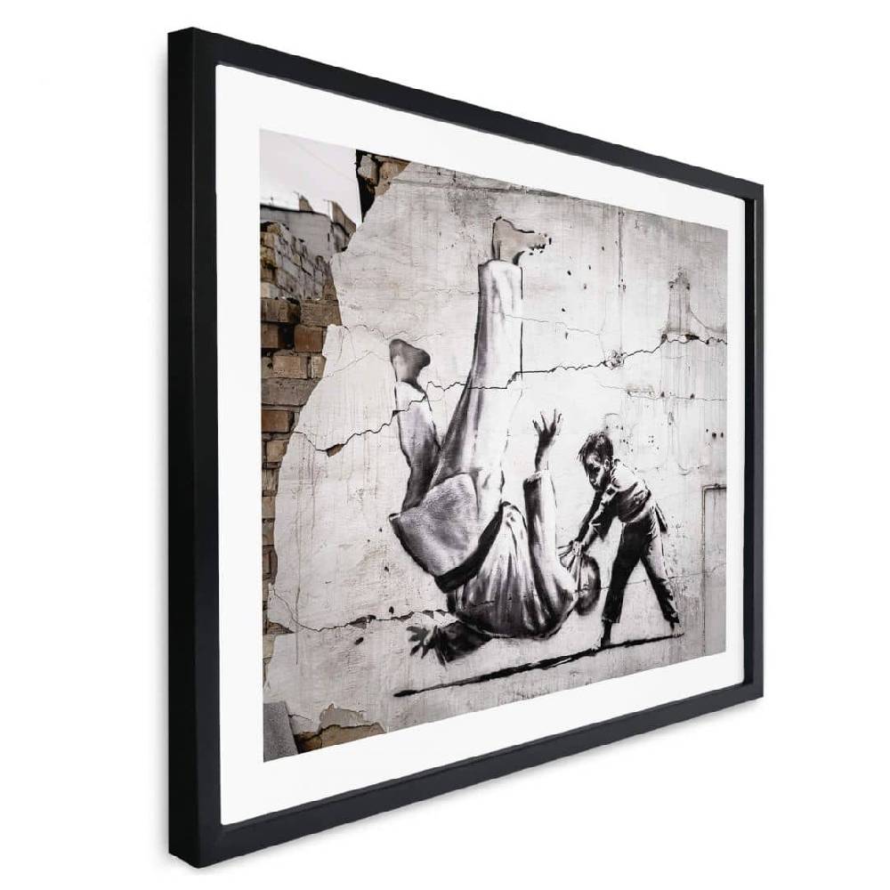 Kaeppel Poster Banksy in der Ukraine - Ein kleiner Judoka Exklusive Angebote