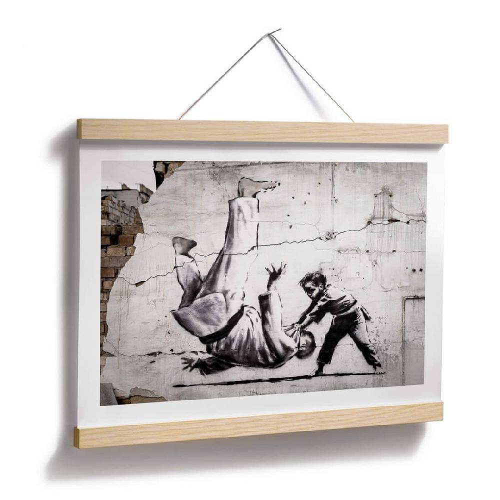 Kaeppel Poster Banksy in der Ukraine - Ein kleiner Judoka Exklusive Angebote