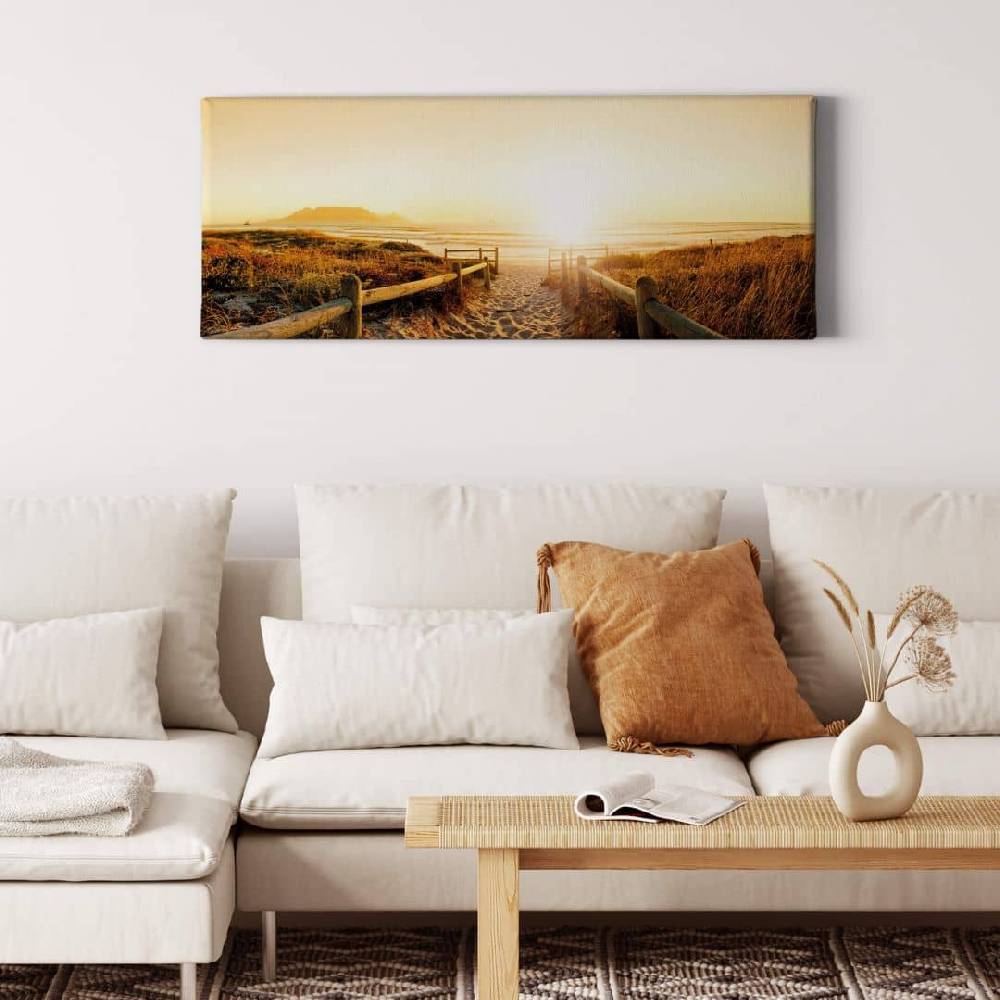 Kaeppel Leinwandbild Sunset at the Beach Blitzangebot