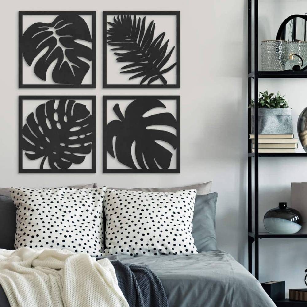 Kaeppel MDF - Holzdeko Blätter Tropical Set