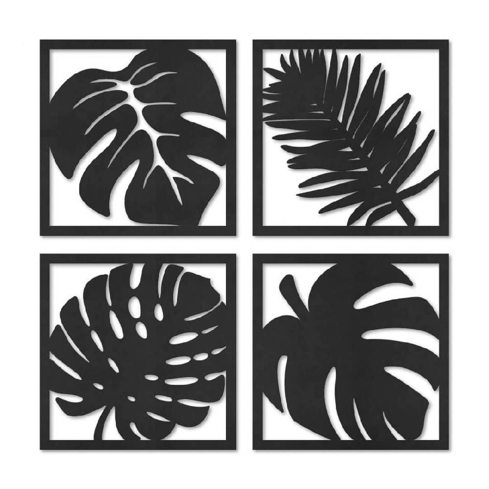 Kaeppel MDF - Holzdeko Blätter Tropical Set Tägliche Deals