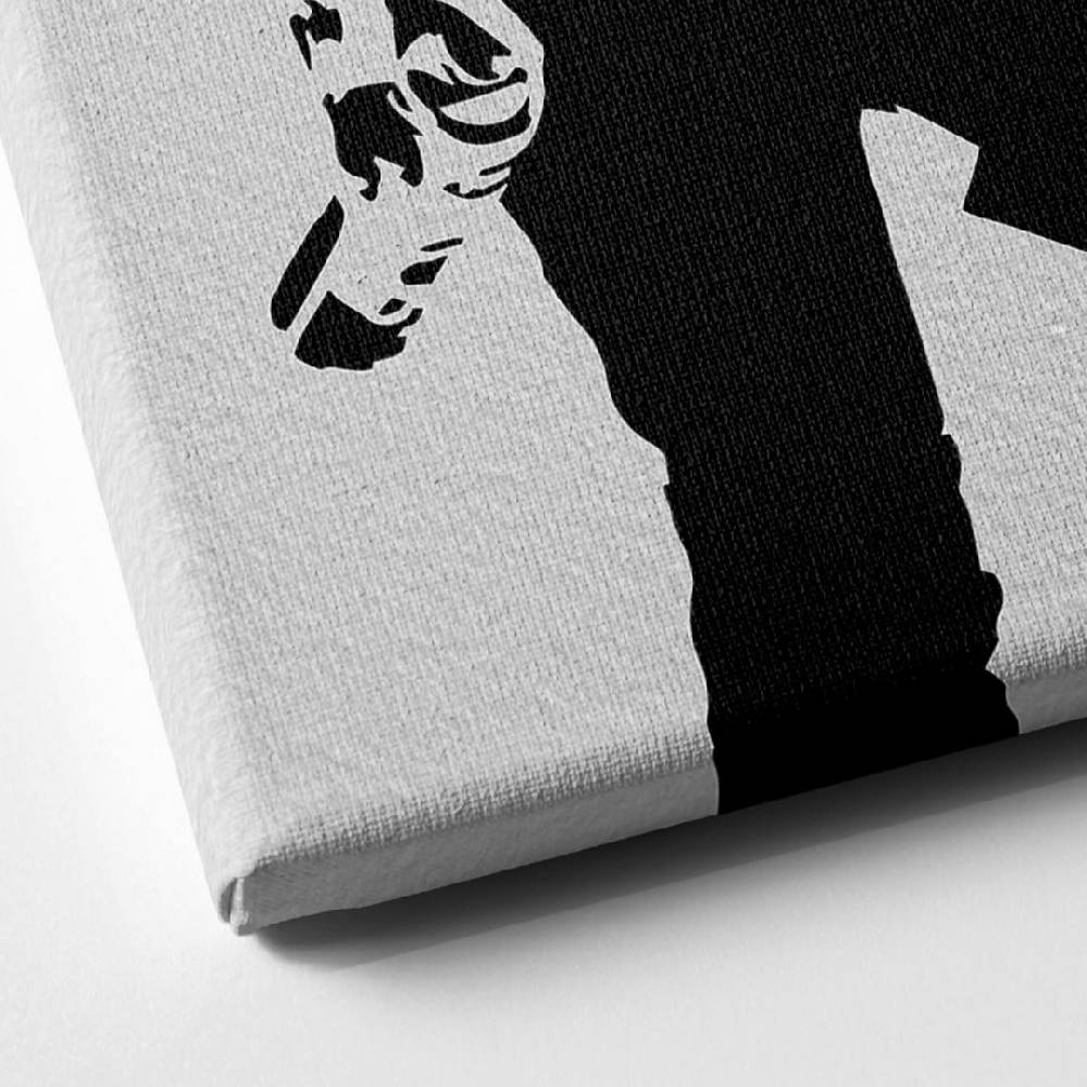 Kaeppel Leinwandbild Banksy - Achieve Greatness Letzte 2 Tage