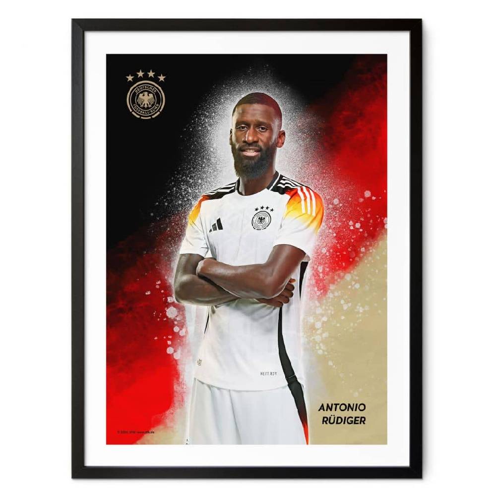 Kaeppel Poster, Wandbild DFB Rüdiger