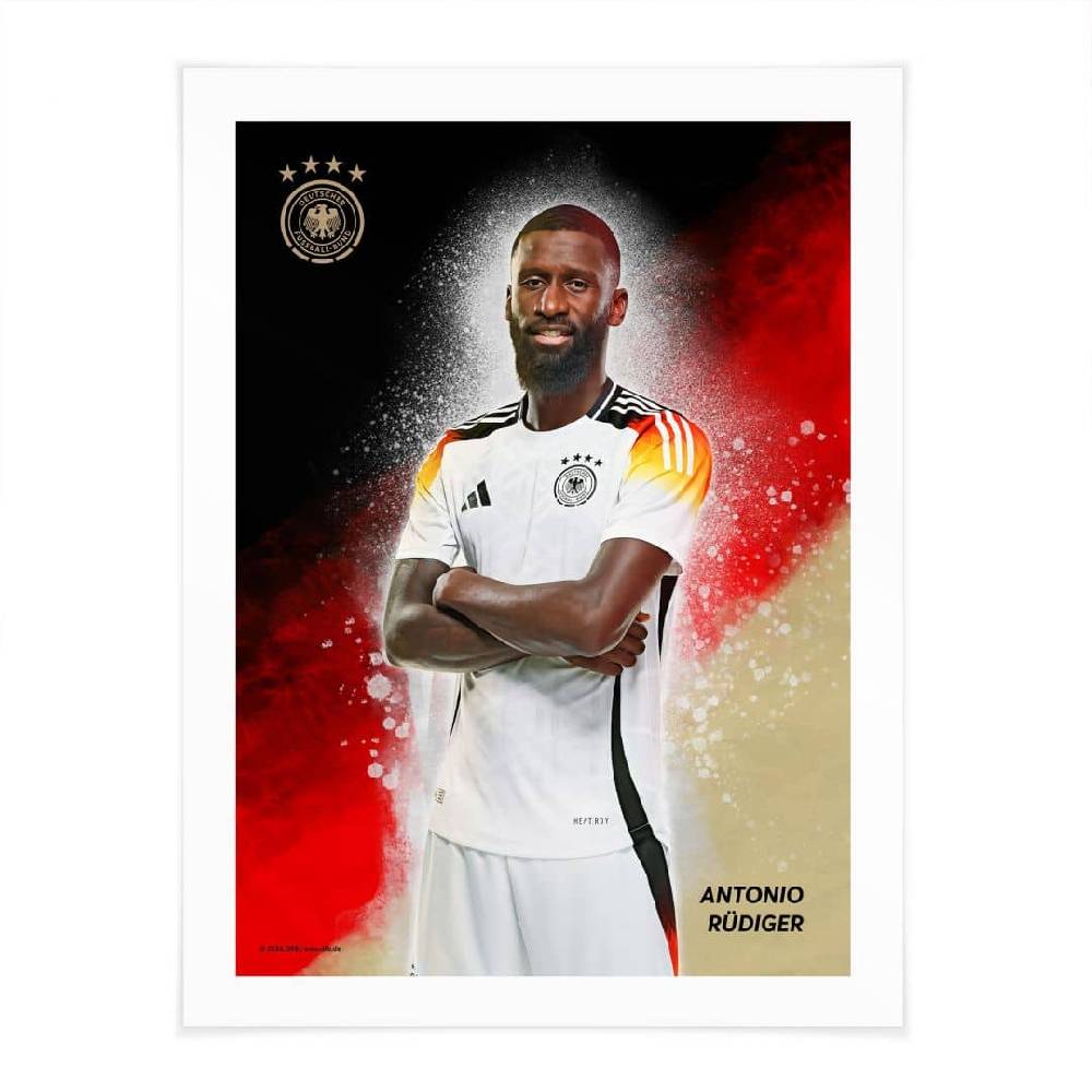 Kaeppel Poster, Wandbild DFB Rüdiger Discount Store für neue Produkte