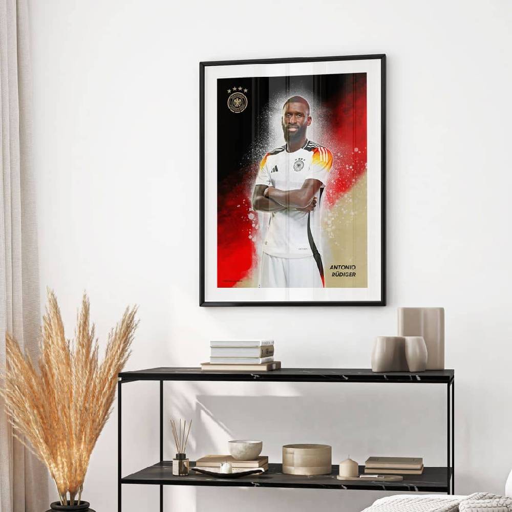 Kaeppel Poster, Wandbild DFB Rüdiger Discount Store für neue Produkte