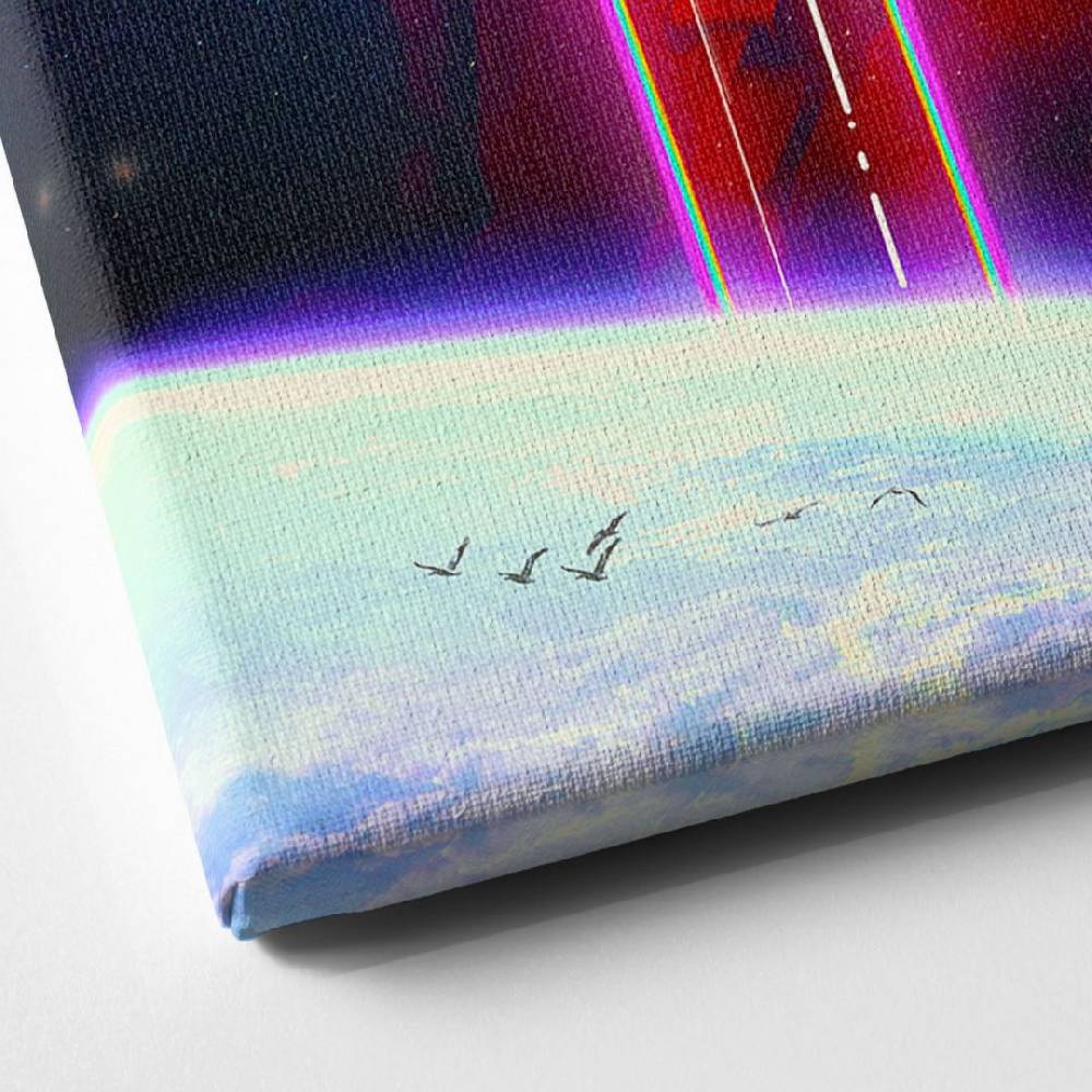 Kaeppel Leinwandbild Astronaut mit Blick auf die Erde - Nicebleed Black Friday Preise