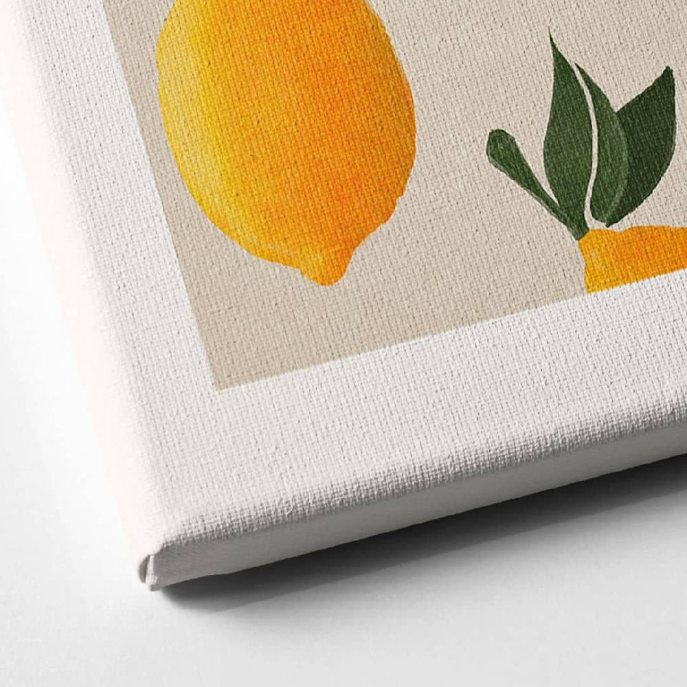 Kaeppel Leinwandbild Boho Zitronenbaum - Citrus Limonum - Tunaboylu zollfrei