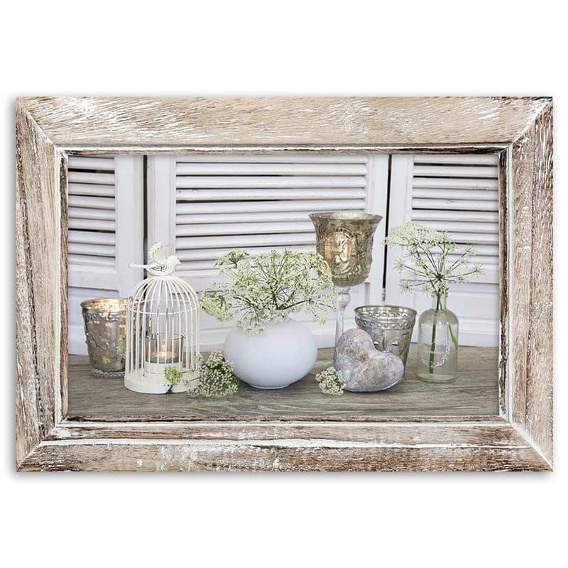 Kaeppel Leinwandbild, Stilleben Shabby Chic 2025