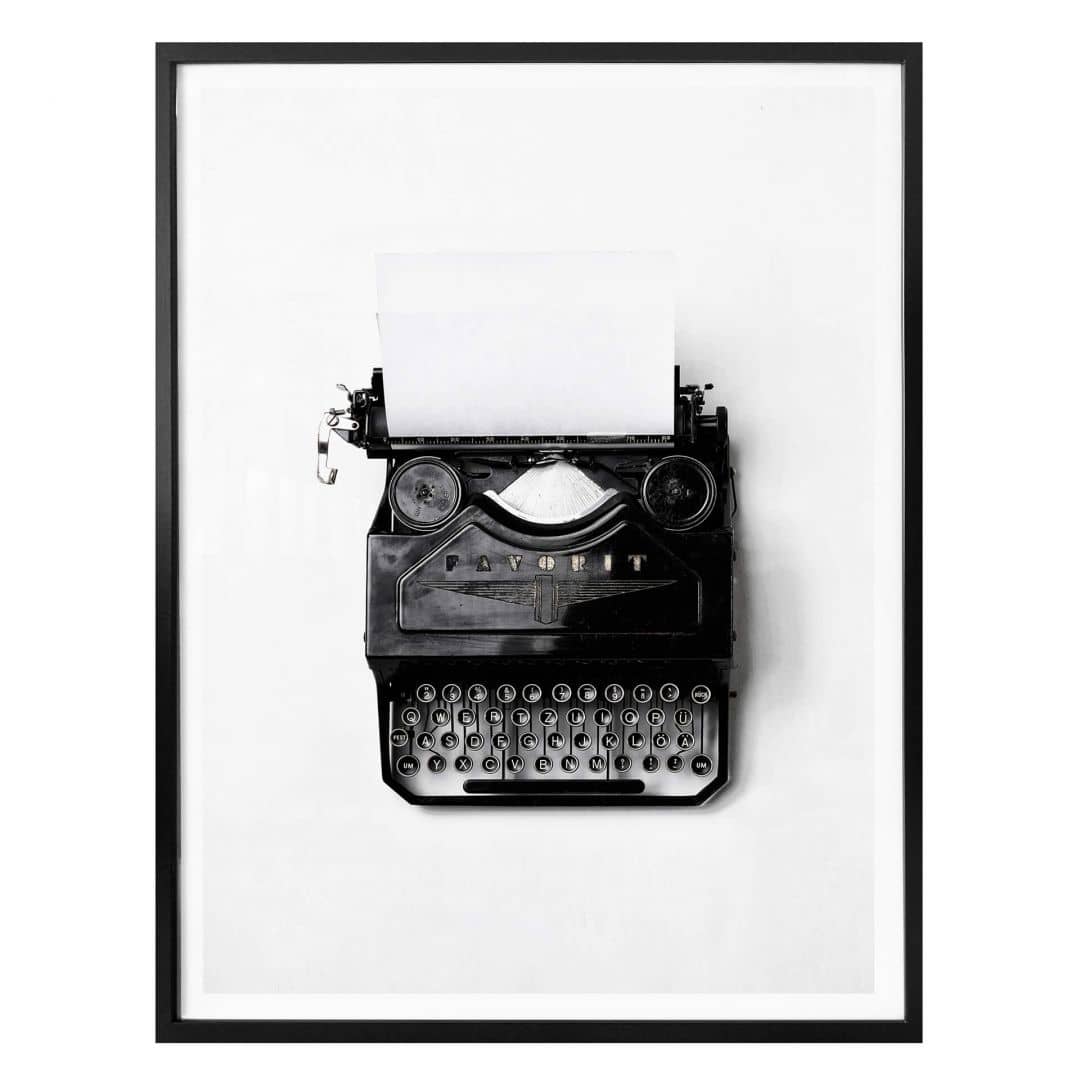 Kaeppel Poster Typewriter