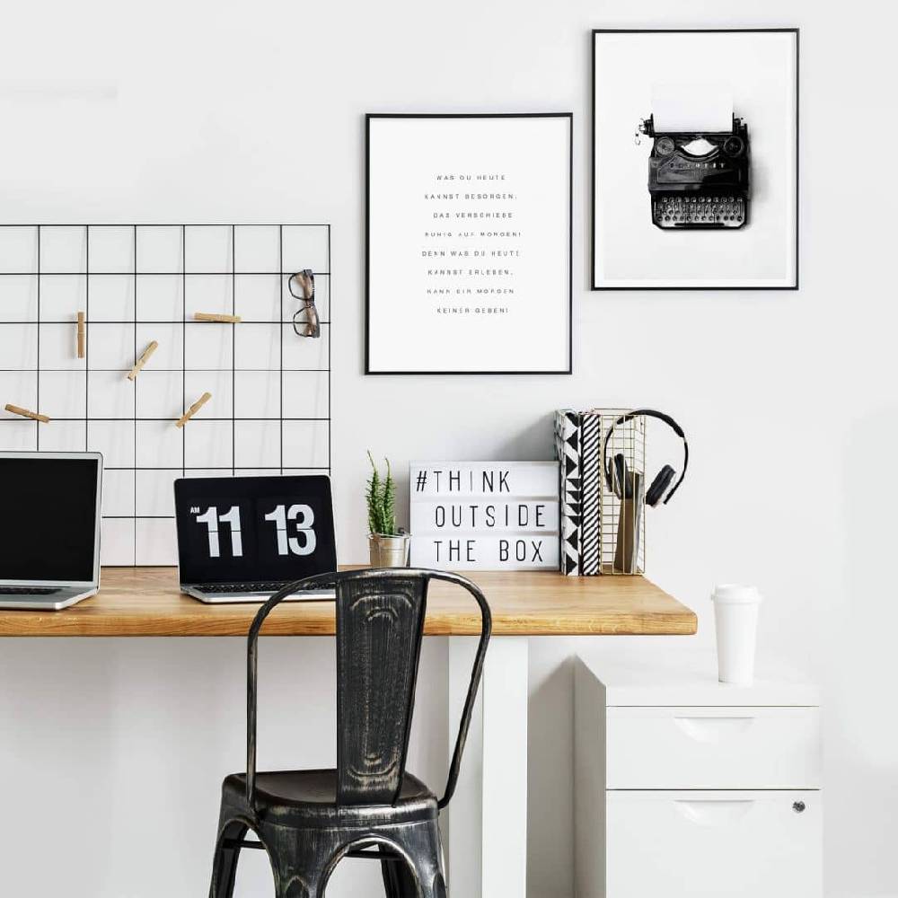 Kaeppel Poster Typewriter Sonderangebot