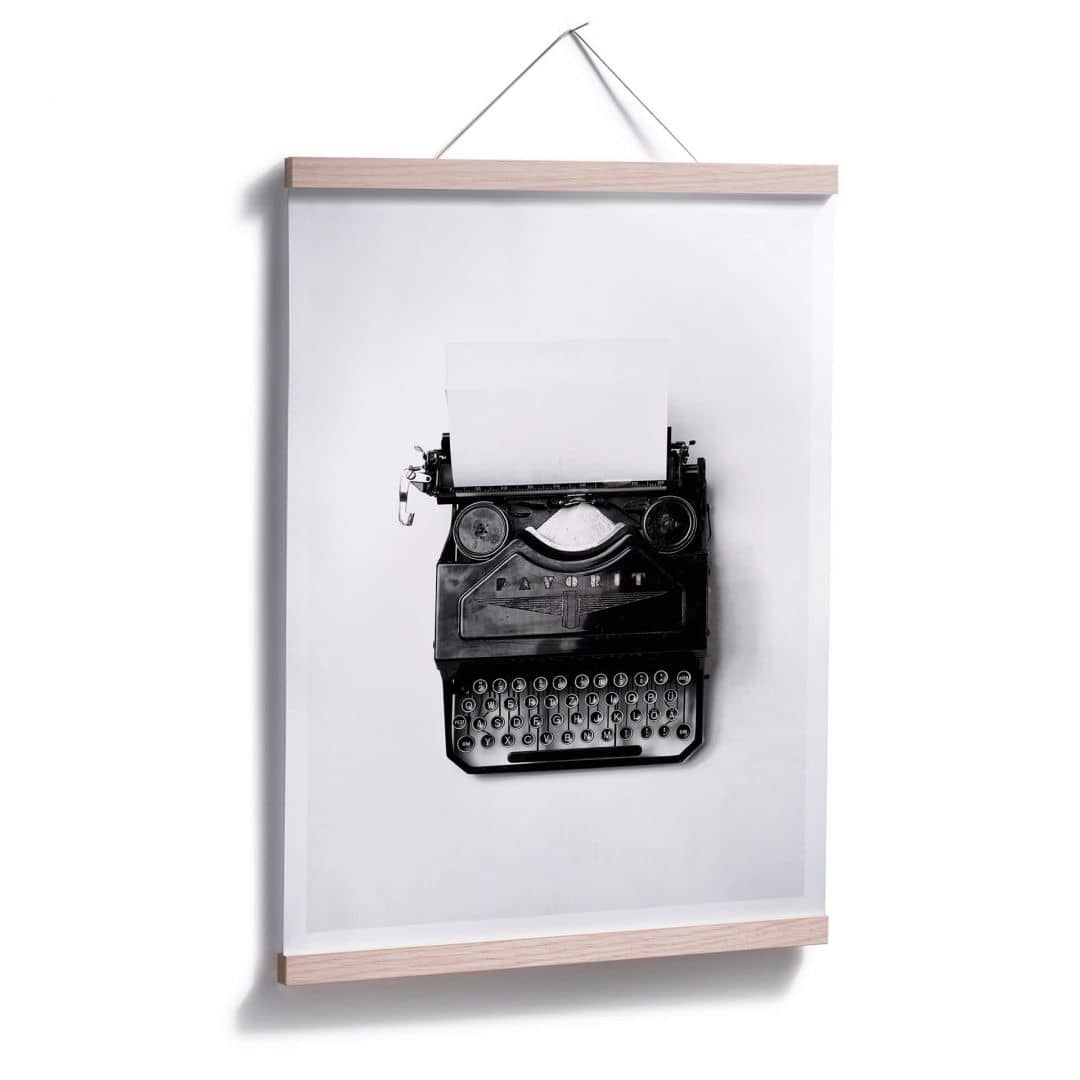 Kaeppel Poster Typewriter Sonderangebot
