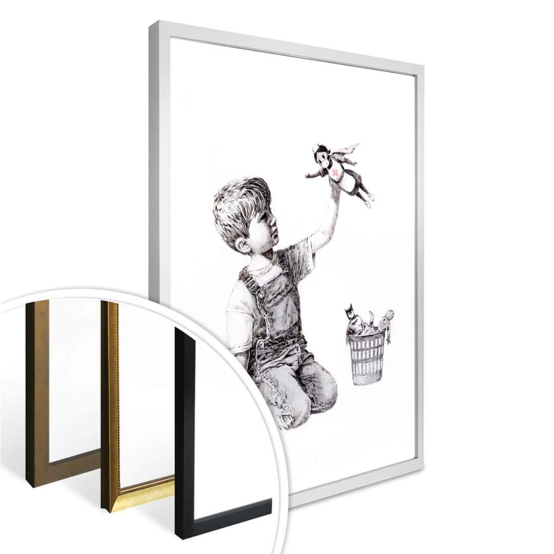 Kaeppel Poster Banksy - Real Hero Günstig kaufen