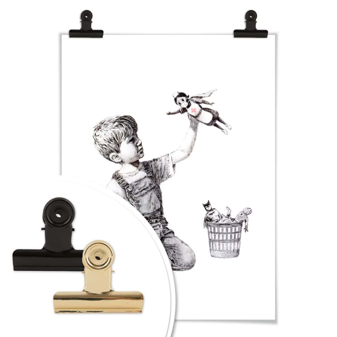 Kaeppel Poster Banksy - Real Hero Günstig kaufen
