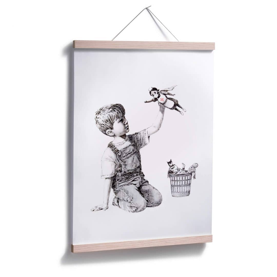 Kaeppel Poster Banksy - Real Hero Günstig kaufen