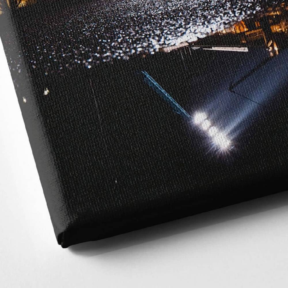 Kaeppel Leinwandbild FC Hansa Rostock Stadion bei Nacht - 60x40 cm Großer Ausverkauf