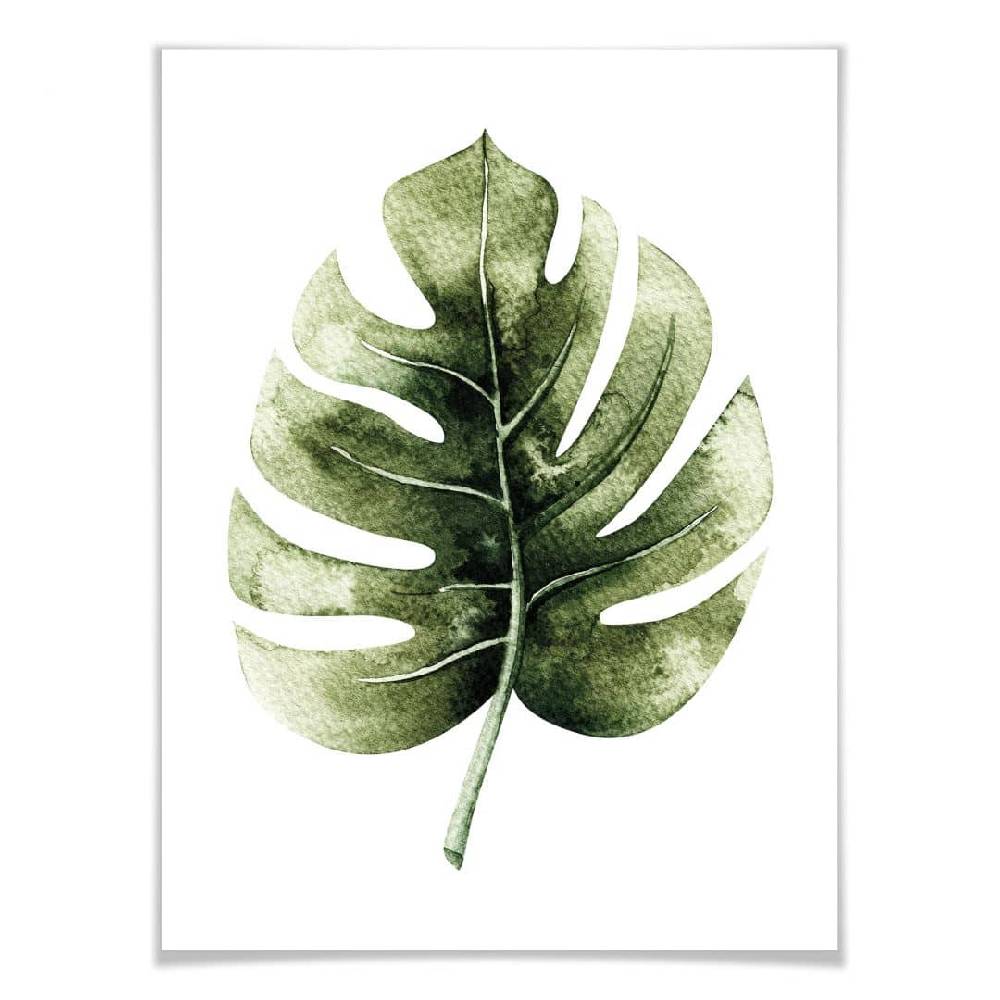 Kaeppel Poster Kvilis - Monstera Leaf Lagerräumung