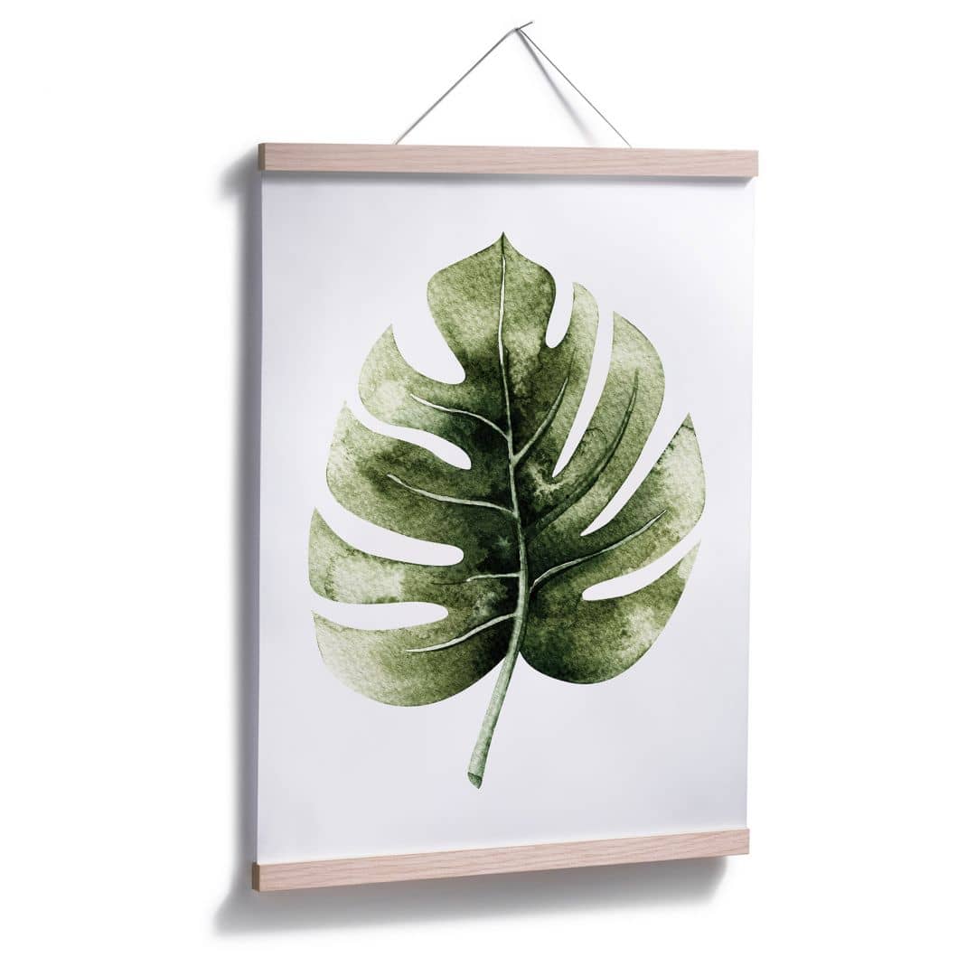 Kaeppel Poster Kvilis - Monstera Leaf Lagerräumung