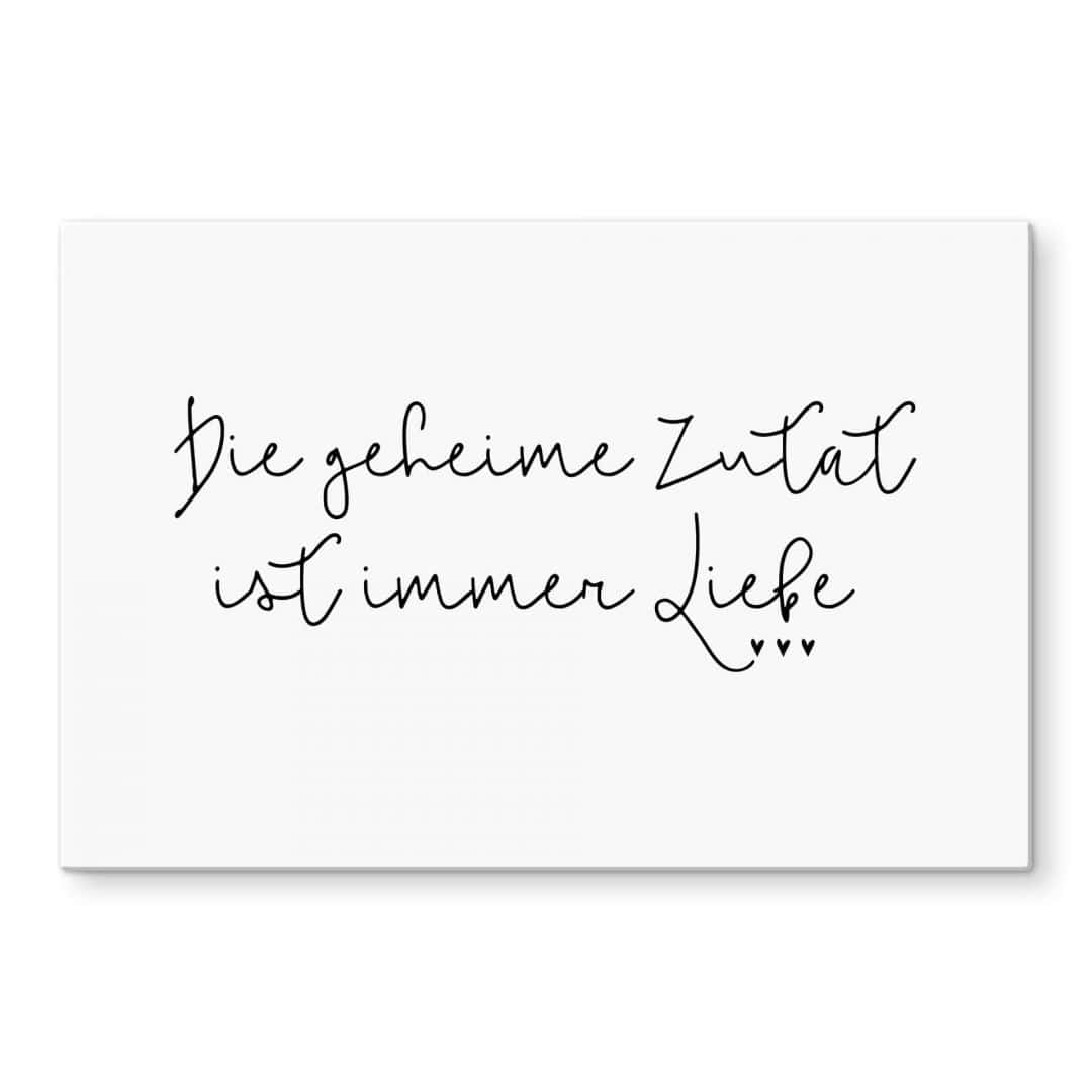 Kaeppel Spritzschutz Die geheime Zutat ist immer Liebe Blitzangebot