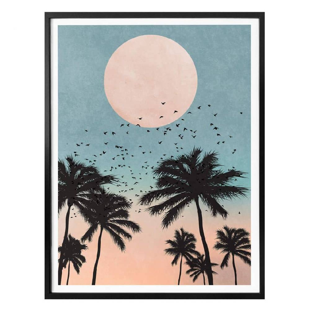 Kaeppel Poster Kubistika - Sonnenuntergang