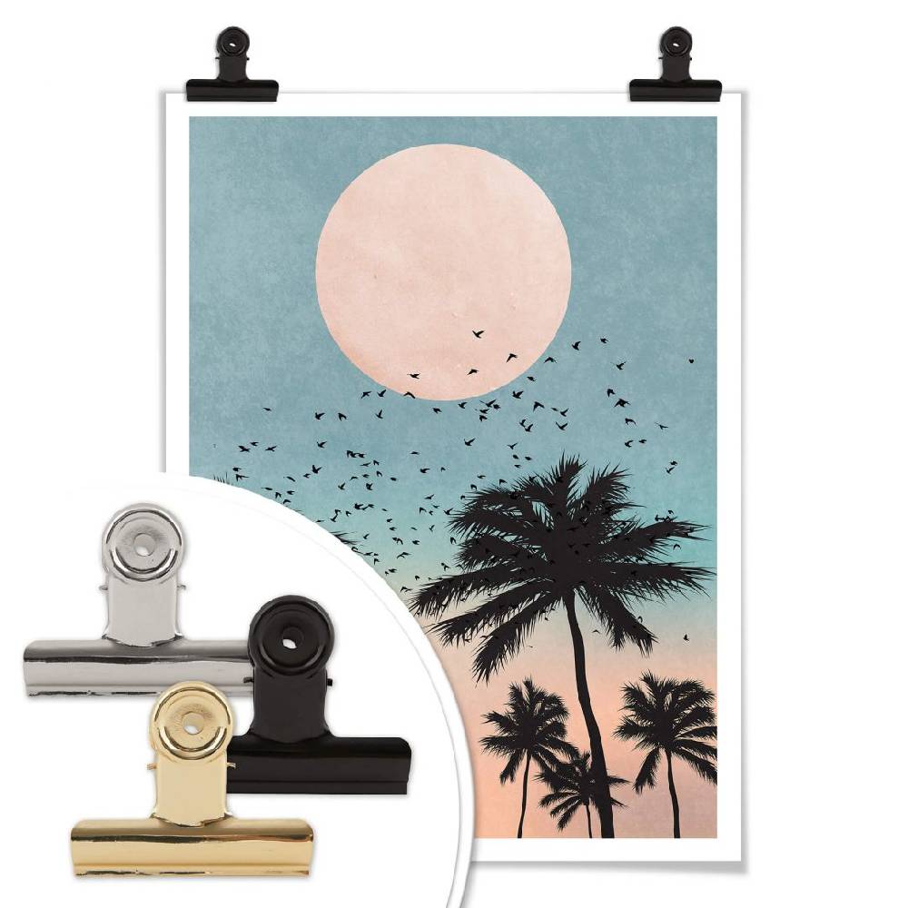 Kaeppel Poster Kubistika - Sonnenuntergang Bestseller