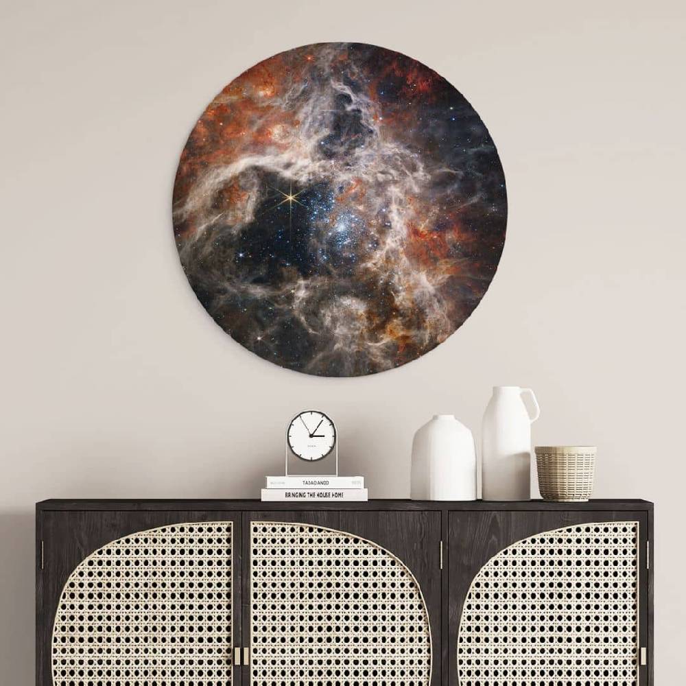 Kaeppel Wandbild James Webb Telescope - Tarantula Nebula - Alu-Dibond - Rund Räumungsverkauf