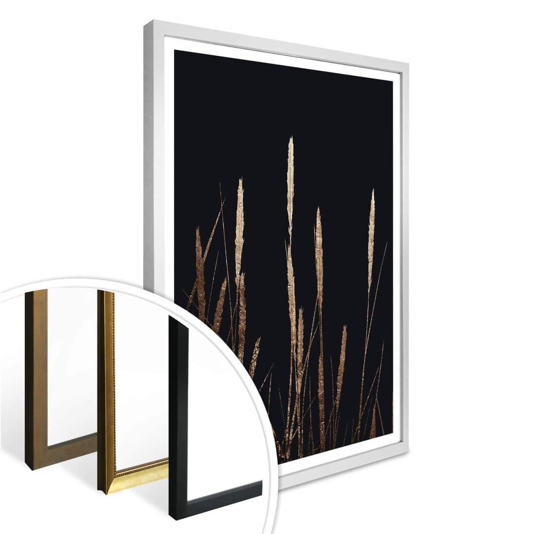 Kaeppel Poster Kubistika - Goldene Felder Letzte 3 Tage