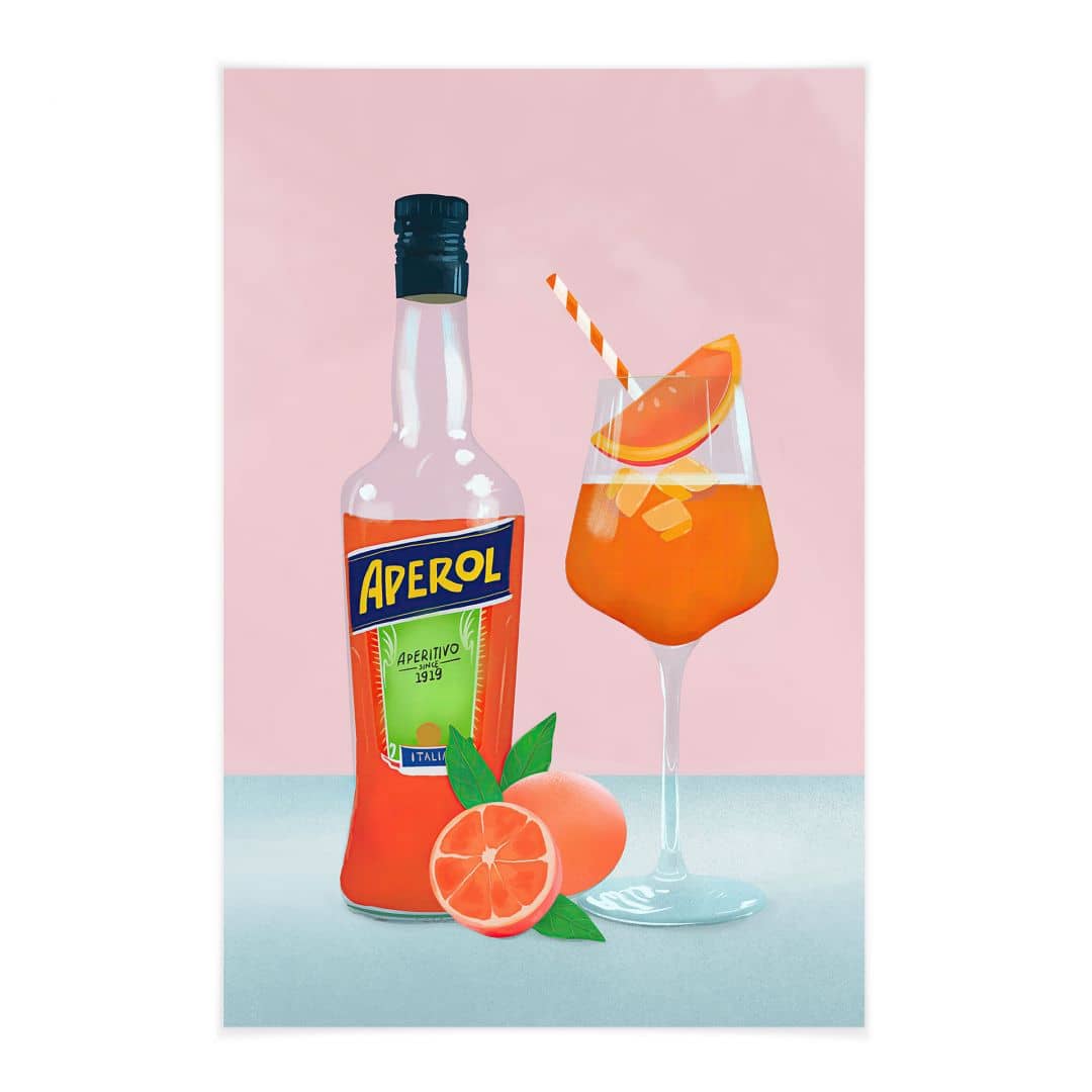 Kaeppel Stoffbild Aperol Spritz - Lizde JETZT KAUFEN