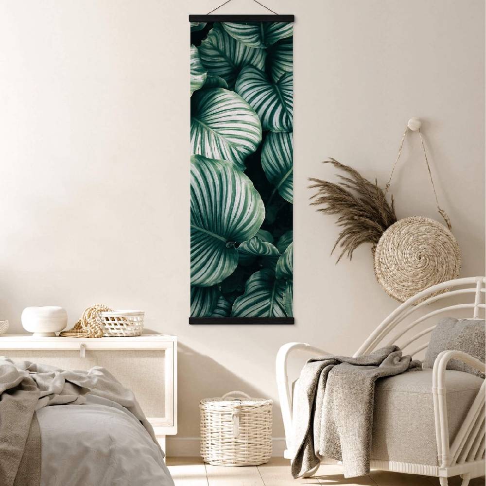 Kaeppel Stoffbild Urban Jungle - Calathea Orbifolia Neueste Stile