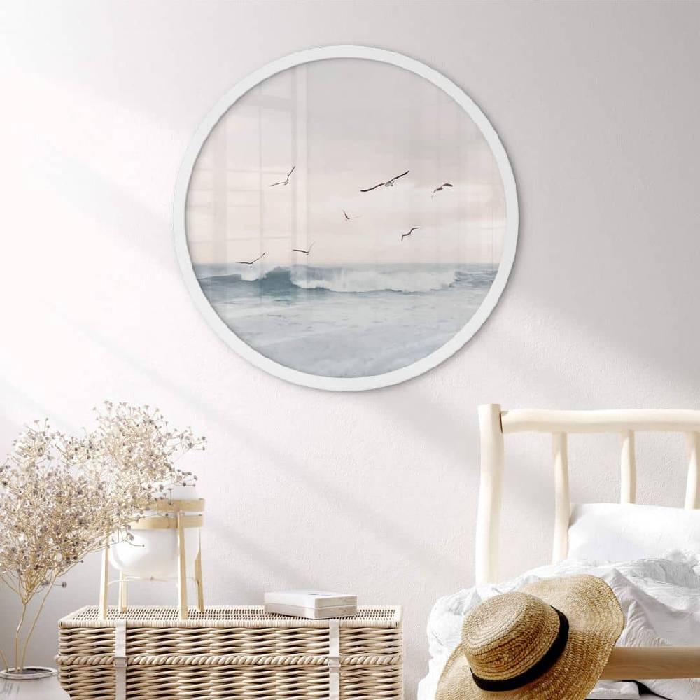 Kaeppel Poster Sisi & Seb - Magischer Abendhimmel am Meer - Rund Letzter Tag