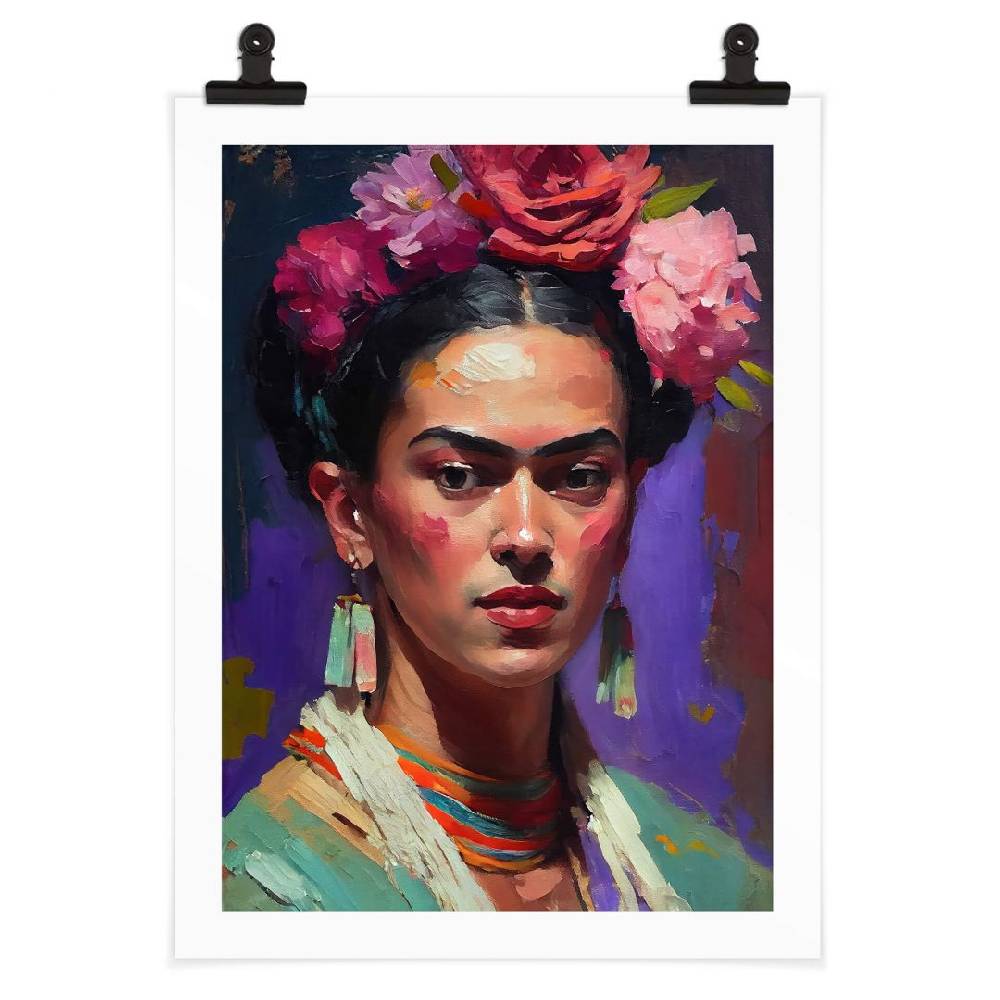 Kaeppel Poster Treechild - Portrait von Frida Kahlo Bis zu 60% Rabatt
