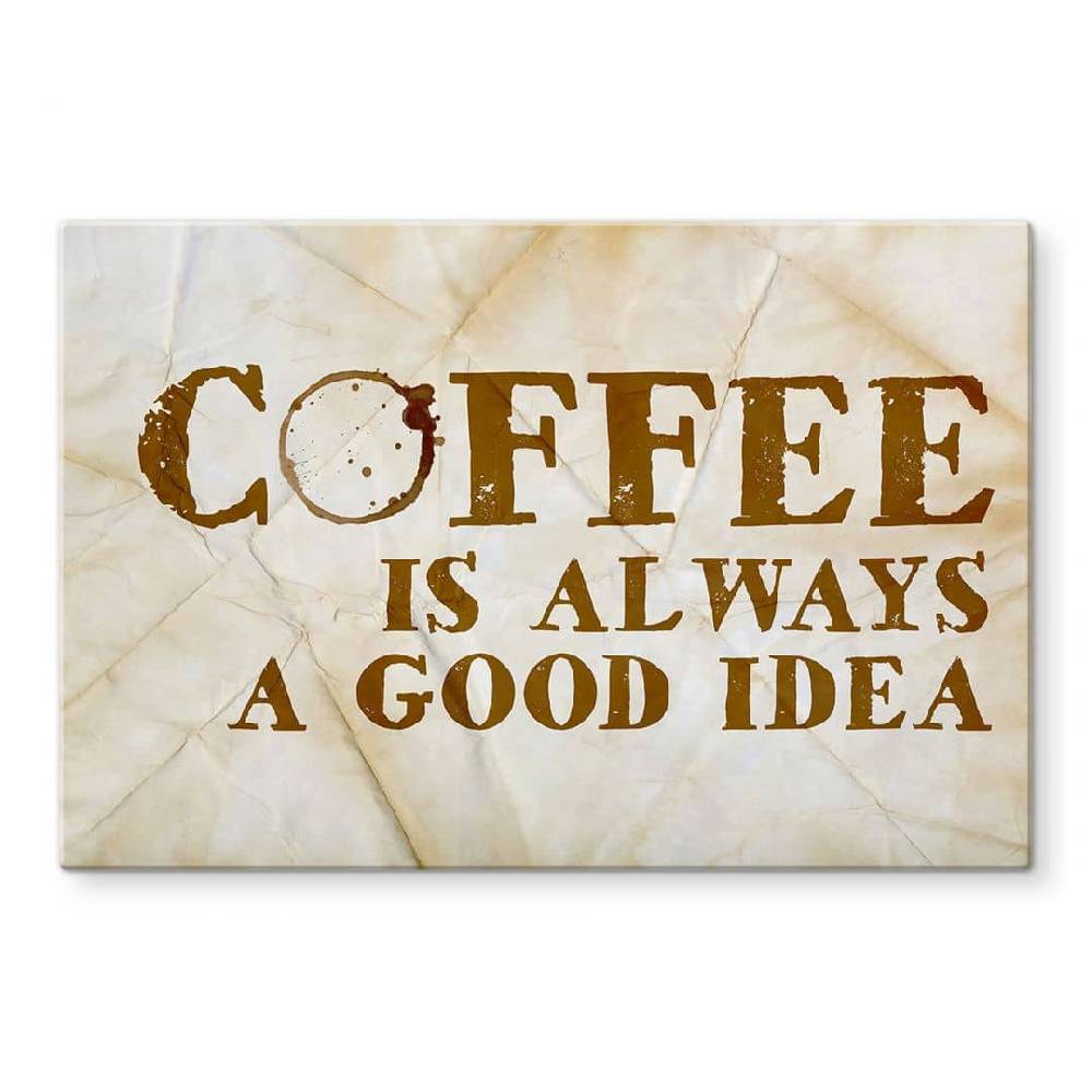 Kaeppel Spritzschutz Coffee is always a good idea Vierteljährliche Förderung