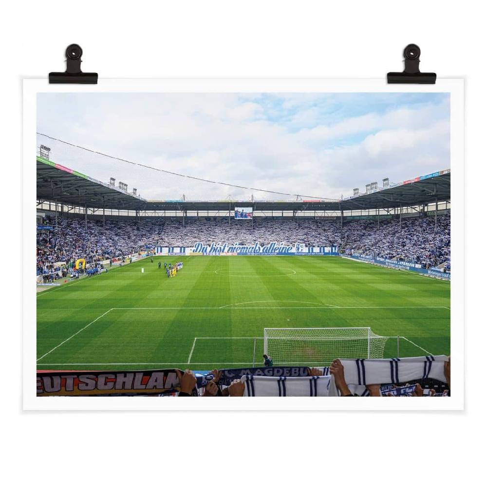 Kaeppel Poster 1. FC Magdeburg - Stadion Choreo Riesige Rabatte