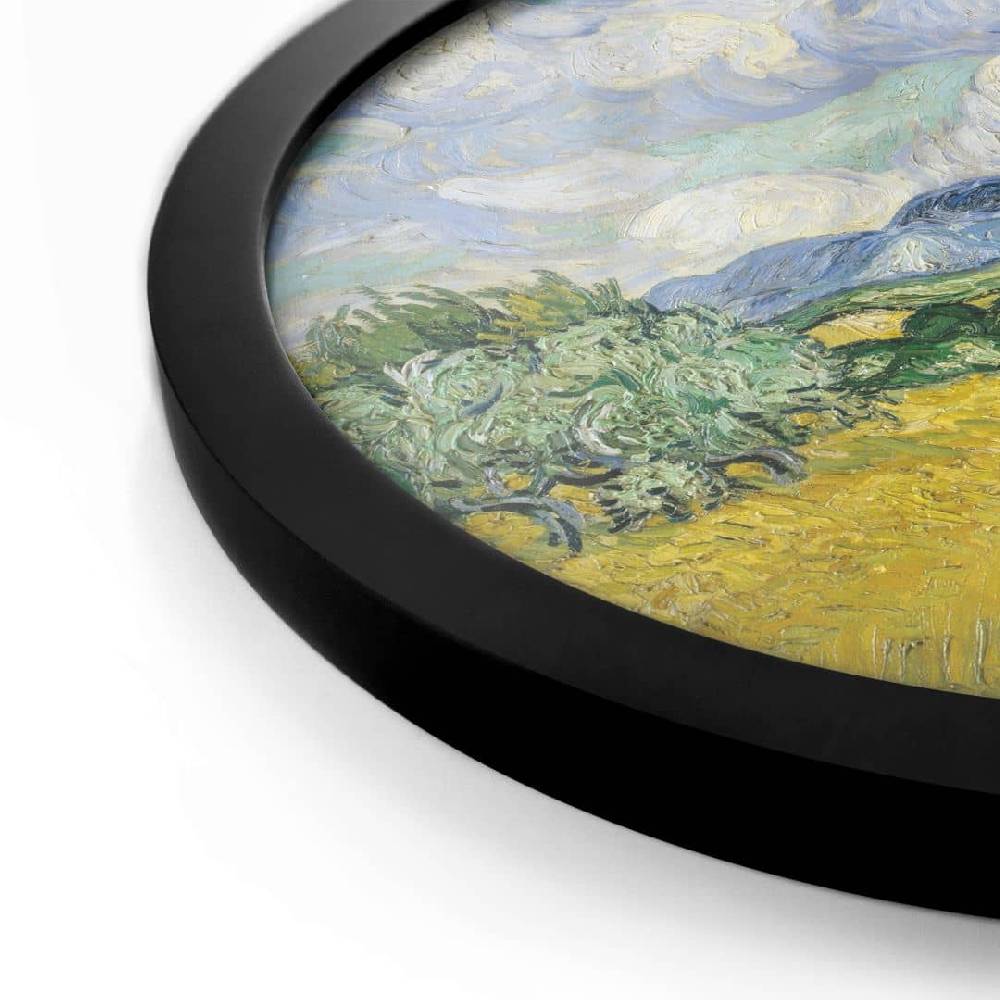 Kaeppel Poster van Gogh - Weizenfeld mit Zypressen - Rund zollfrei