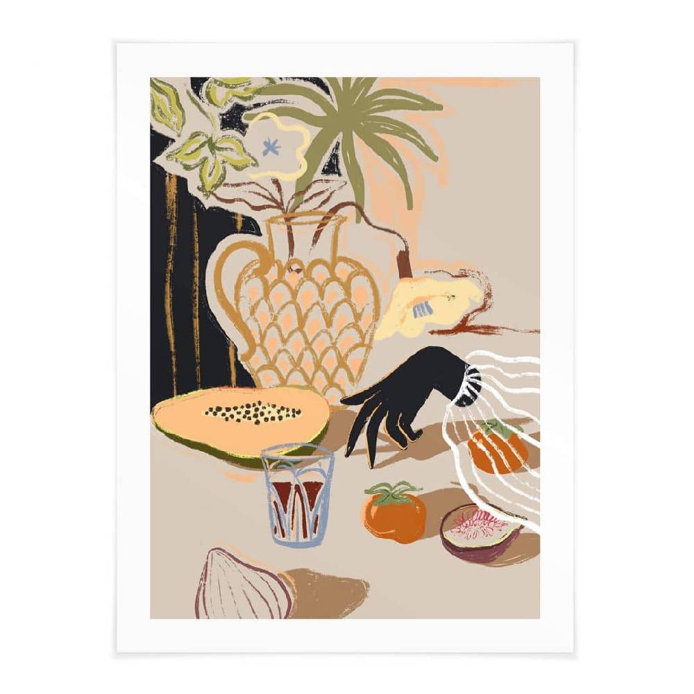 Kaeppel Poster Kunstdruck - Arty Guava - Exotische Früchte zum Frühstück Günstig kaufen