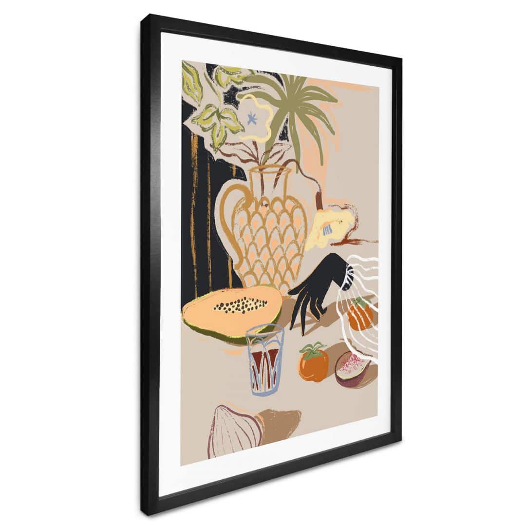 Kaeppel Poster Kunstdruck - Arty Guava - Exotische Früchte zum Frühstück Günstig kaufen