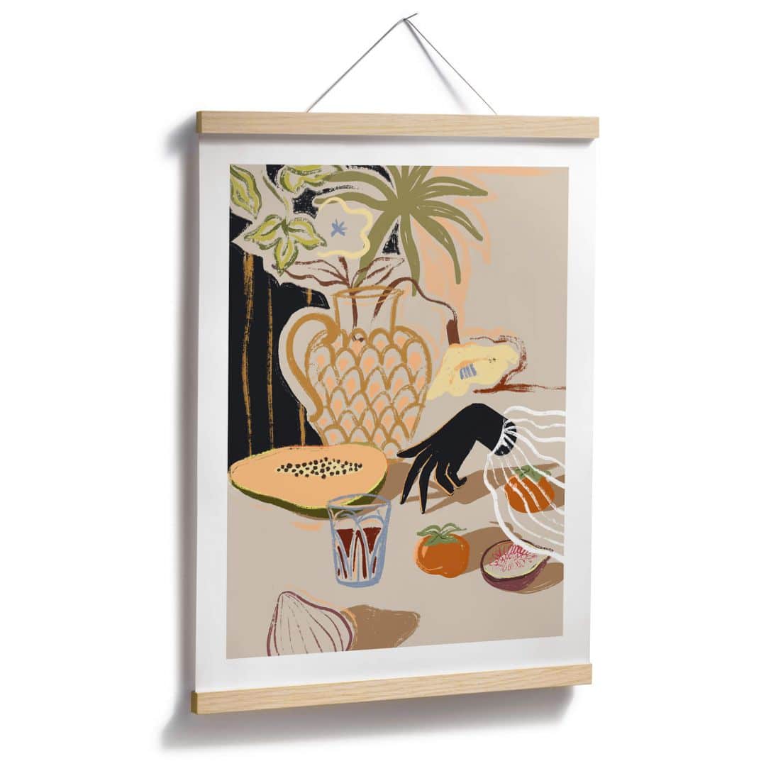 Kaeppel Poster Kunstdruck - Arty Guava - Exotische Früchte zum Frühstück Günstig kaufen