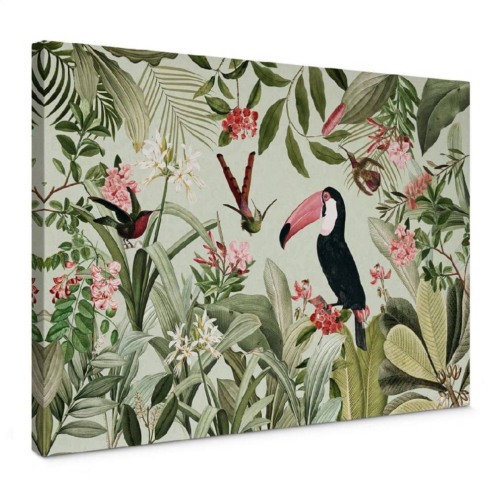 Kaeppel Leinwandbild Tukan im Dschungel-Paradies - UN Designs Flash Sale