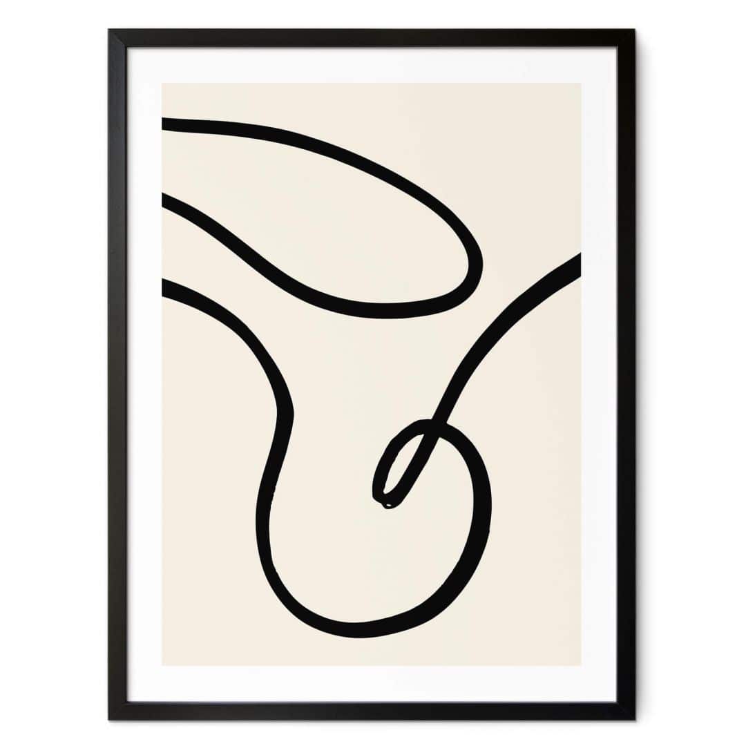 Kaeppel Poster 1X Studio - Kurvige Abstraktion Weihnachtsangebot