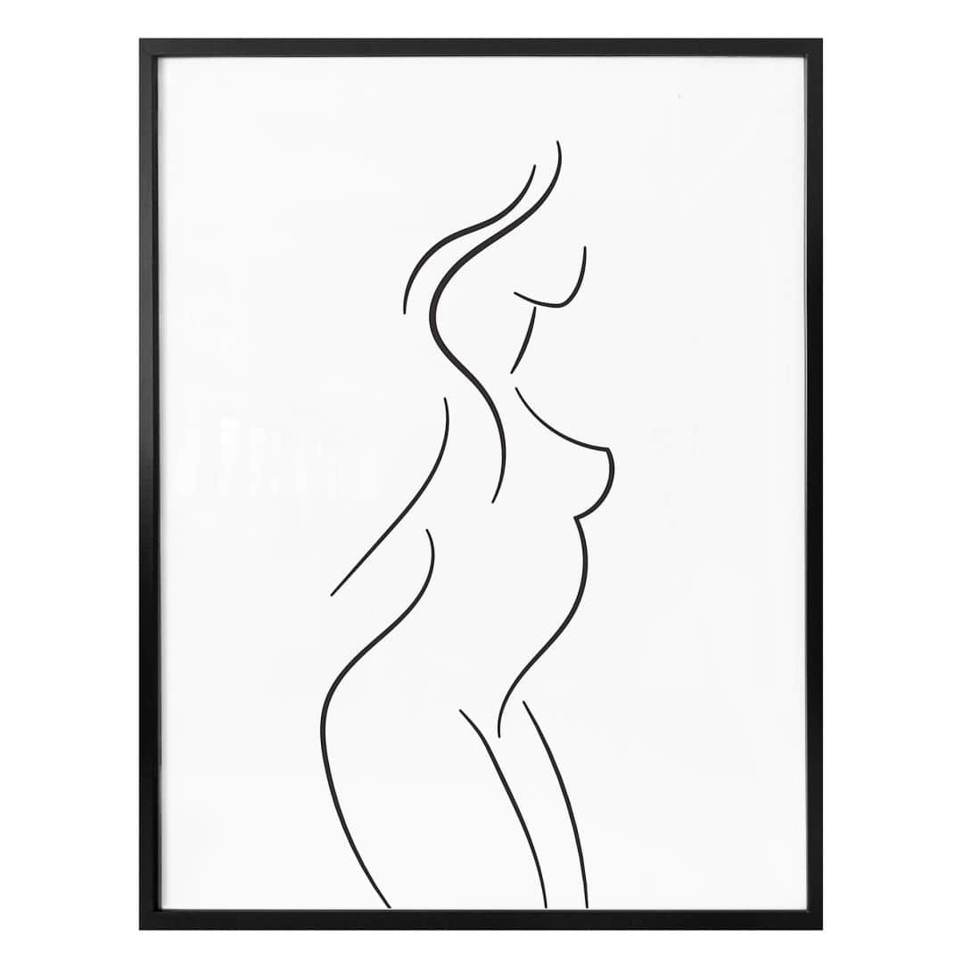 Kaeppel Poster Lineart - Im Profil