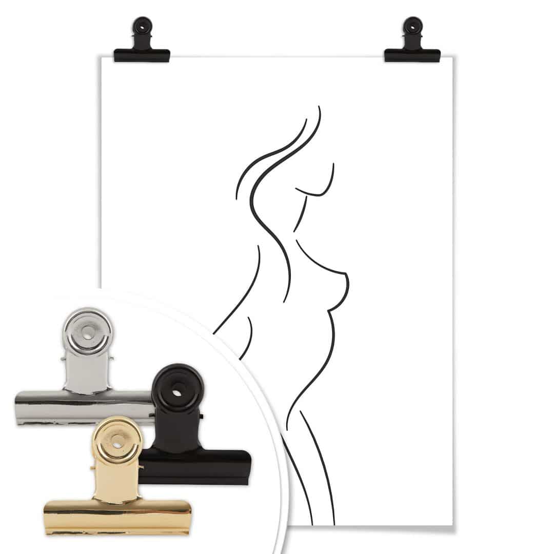 Kaeppel Poster Lineart - Im Profil Muttertagsangebot