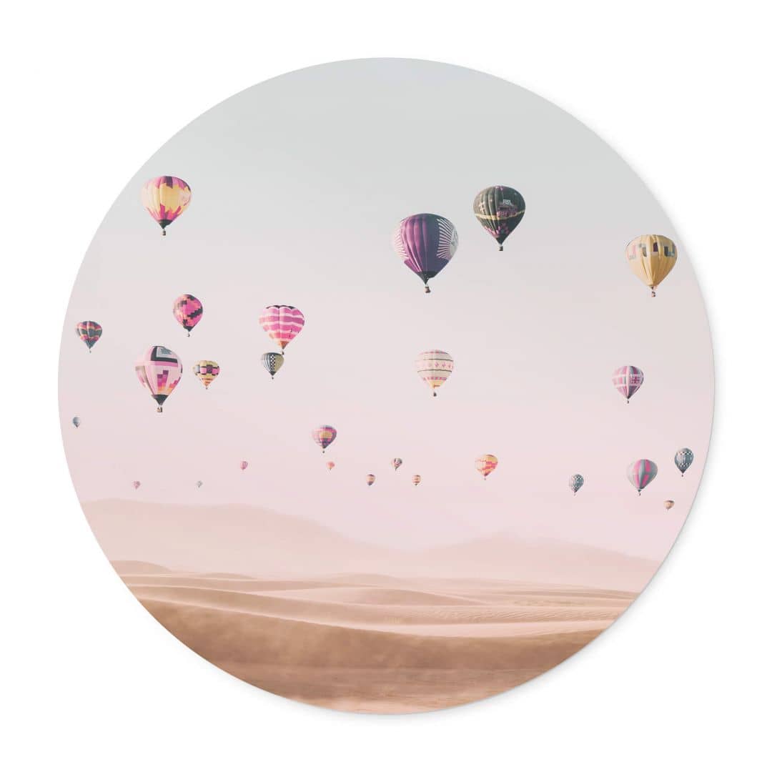 Kaeppel Poster Sisi & Seb - Heißluftballon - Rund Valentinstagsangebot