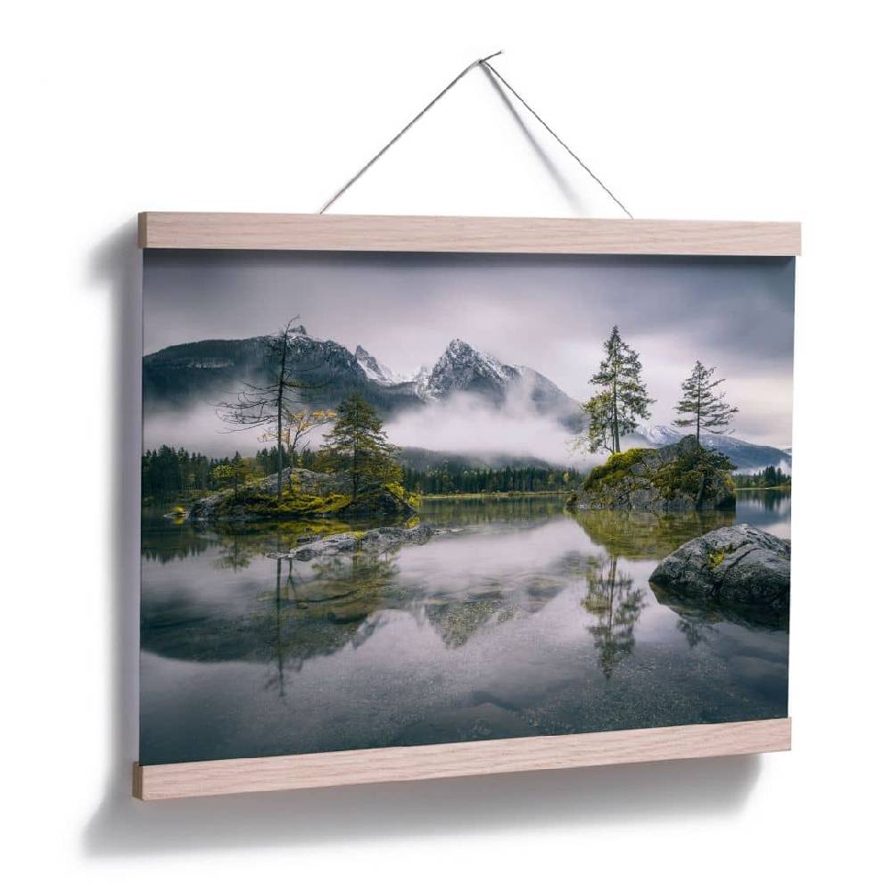 Kaeppel Poster Wiemer - Nebel über Hintersee Blitzangebot