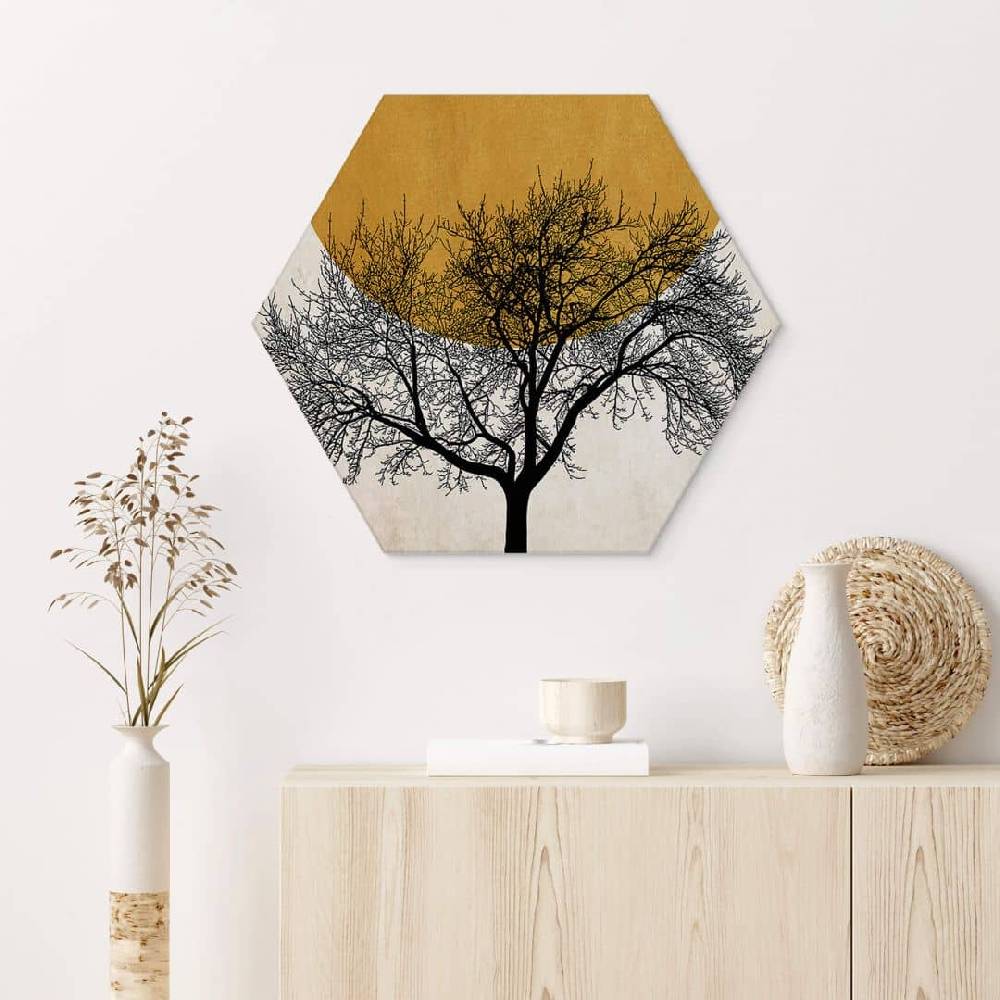 Kaeppel Hexagon - Alu-Dibond - Kubistika - Wintermorgen Wochenangebot