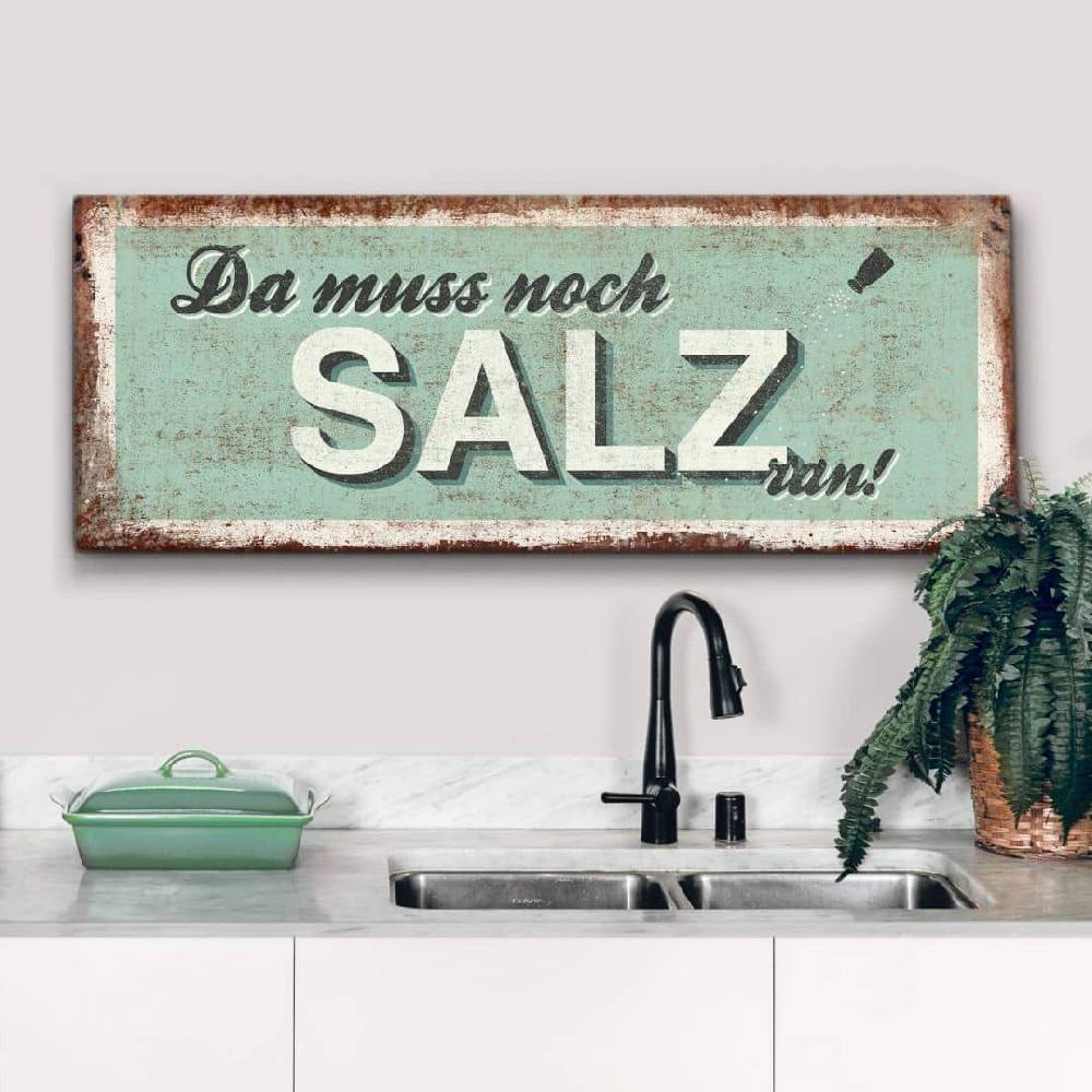 Kaeppel Leinwandbild Da muss noch Salz ran - Panorama Letzte 2 Tage