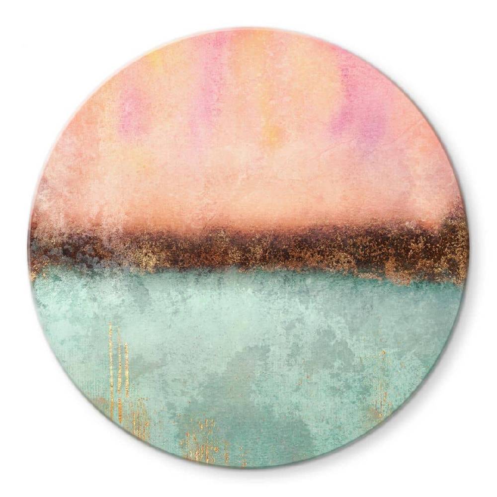 Kaeppel Glasbild Fredriksson - Farben des Sommers - Rund