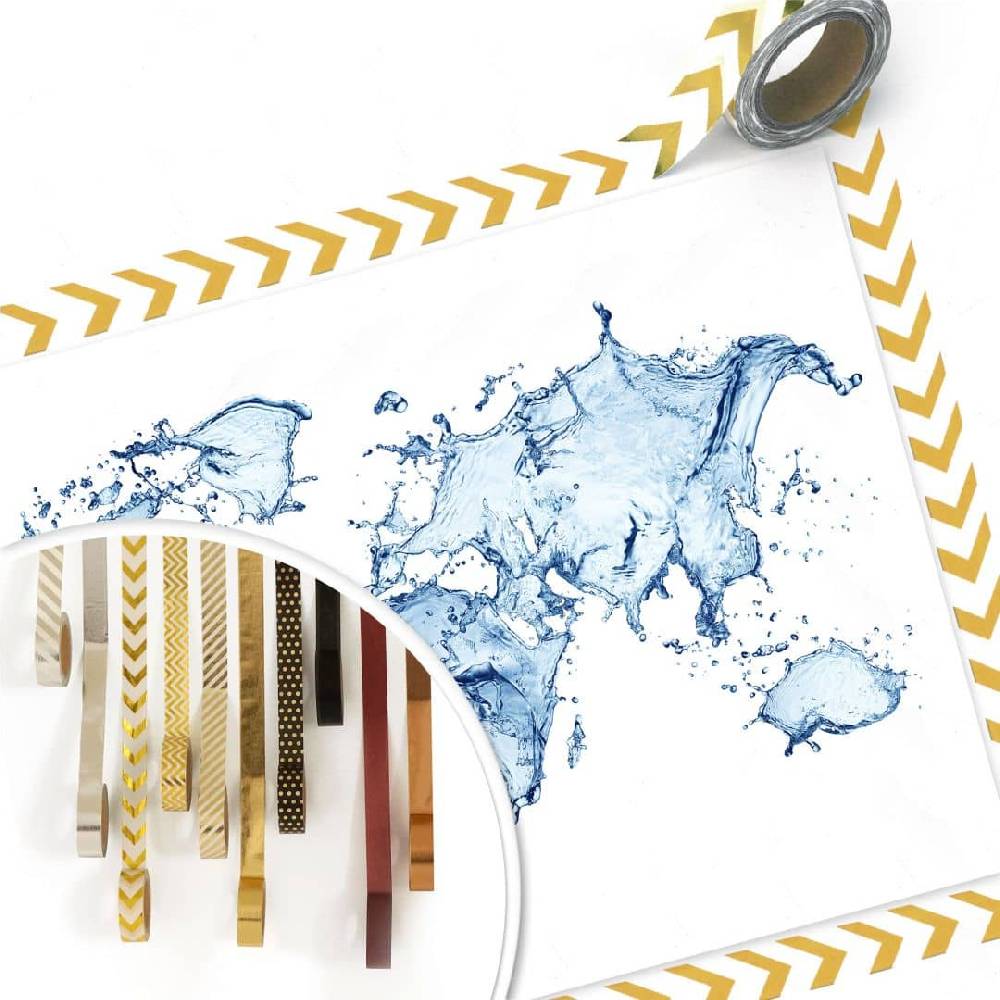 Kaeppel Poster Weltkarte - Splashing Worldmap Clearance-Verkauf